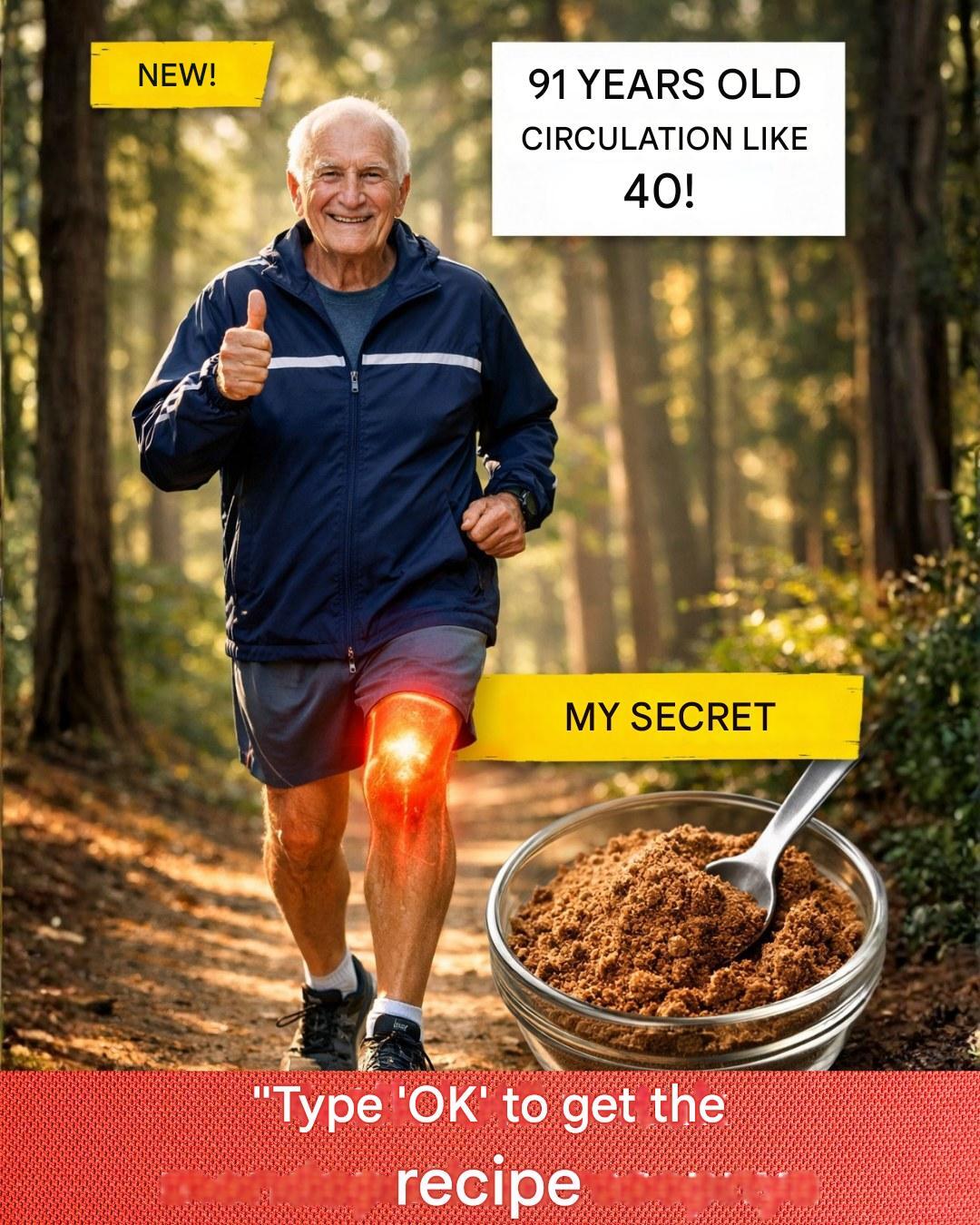 The Secret of a 91-Year-Old Who Has Blood Circulation Like a 40-Year-Old! Just Use This 1 Ingredient Every Day