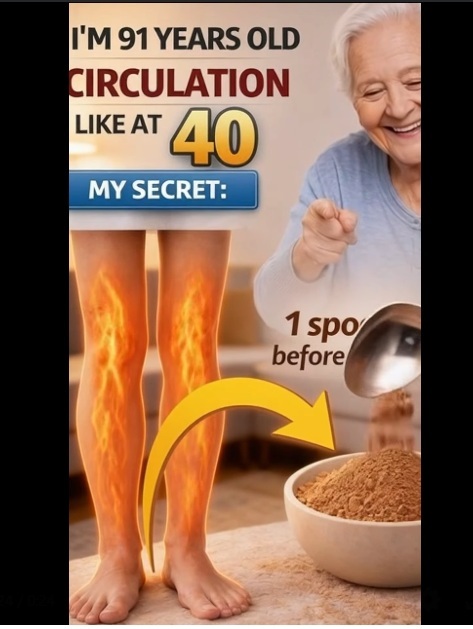 SENIORS: Eat this before bed to increase blood flow and improve circulation in your legs and feet in just 24 hours.pn