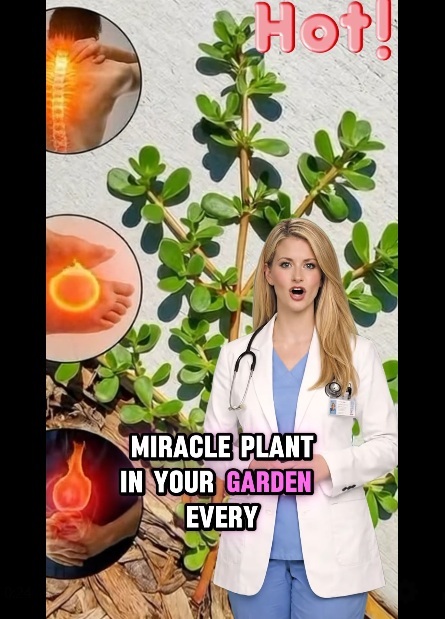 Purslane: A Nutrient-Rich Plant with Numerous Benefits Please share this with your loved ones thank you.